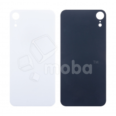 Задняя крышка для iPhone Xr Белый (стекло, широкий вырез под камеру, логотип)