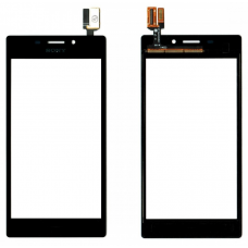 Тачскрин Sony Xperia M2 / M2 Dual D2303/D2302 черный Тачскрин Sony Xperia M2 / M2 Dual D2303/D2302 черный
