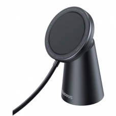 Беспроводное зарядное устройство Baseus Simple Magnetic Stand Wireless 15W (CCJJ000001) для iPhone 12/13 (black)