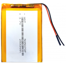 Аккумулятор Универсальный 5.0*50*70 mm 3.7v 2500mAh ( 505070P ) Аккумулятор Универсальный 5.0*50*70 mm 3.7v 2500mAh ( 505070P )