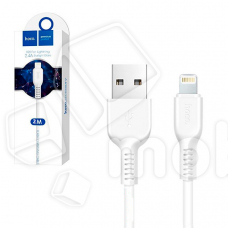 Кабель USB - Lightning (для iPhone) Hoco X20 (2.4А, 2 м) Белый