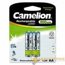 Аккумулятор бытовой Camelion R6 AA BL2 NI-CD 600mAh (2/24/480) Аккумулятор бытовой Camelion R6 AA BL2 NI-CD 600mAh (2/24/480)