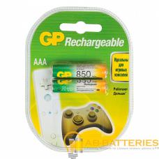 Аккумулятор бытовой GP R03 AAA BL2 NI-MH 850mAh в пластиковой упаковке (2/20/200) Аккумулятор бытовой GP R03 AAA BL2 NI-MH 850mAh в пластиковой упаковке (2/20/200)
