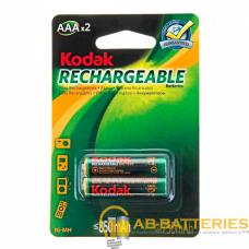 Аккумулятор бытовой Kodak R03 AAA BL2 NI-MH Pre-Charged 850mAh (2/20/240/20160) Аккумулятор бытовой Kodak R03 AAA BL2 NI-MH Pre-Charged 850mAh (2/20/240/20160)
