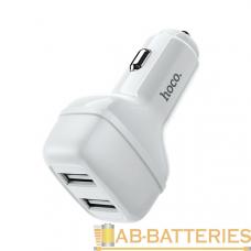 Автомобильное З/У HOCO Z36 2USB 2.1A белый (1/14/140) Автомобильное З/У HOCO Z36 2USB 2.1A белый (1/14/140)
