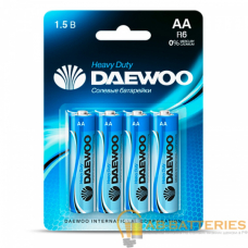 Батарейка Daewoo R6 AA BL4 Heavy Duty 1.5V (4/40/960) Батарейка Daewoo R6 AA BL4 Heavy Duty 1.5V (4/40/960)
