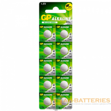Батарейка GP G13/LR1154/LR44/357A/A76 BL10 Alkaline 1.5V отрывные (10/250/5000) Батарейка GP G13/LR1154/LR44/357A/A76 BL10 Alkaline 1.5V отрывные (10/250/5000)