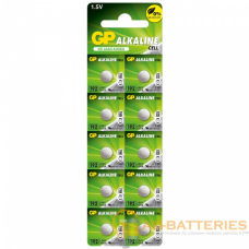 Батарейка GP G3/LR736/LR41/392A/192 BL10 Alkaline 1.5V отрывные (10/250/5000) Батарейка GP G3/LR736/LR41/392A/192 BL10 Alkaline 1.5V отрывные (10/250/5000)