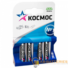 Батарейка Космос R03 AAA BL4 Zinc Carbon 1.5V (4/60/960) Батарейка Космос R03 AAA BL4 Zinc Carbon 1.5V (4/60/960)