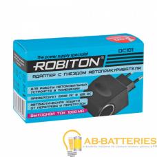 Блок питания ROBITON DC101 1000мА с гнездом автоприкуривателя (1/180) Блок питания ROBITON DC101 1000мА с гнездом автоприкуривателя (1/180)