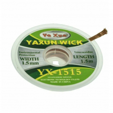 Оплетка для снятия припоя YAXUN YX-1515 1,5 мм 1,5 м