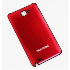 Задняя крышка для Samsung i9220/N7000/Note металл (красный) (упаковка пакет)