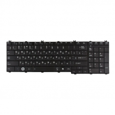 Клавиатура для Toshiba Satellite C650 C655 C660 L650 L655 L670 L750 L755 (без рамки, чёрная)