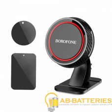 Держатель автомобильный Borofone BH13 липучка магнит черный красный (1/120) Держатель автомобильный Borofone BH13 липучка магнит черный красный (1/120)