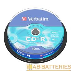 Диск CD-R Verbatim DL 700MB 52x 10шт. cake box (10/200) Диск CD-R Verbatim DL 700MB 52x 10шт. cake box (10/200)