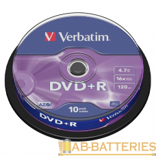 Диск DVD-R Verbatim 4.7GB 16x 10шт. cake box (10/200) Диск DVD-R Verbatim 4.7GB 16x 10шт. cake box (10/200)