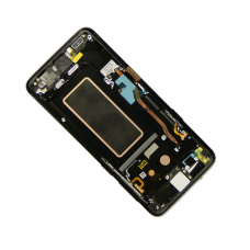 Дисплей Samsung G960 (S9) с тачскрином в рамке черный
