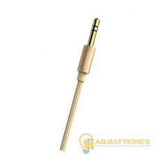 Кабель AUX Borofone BL3 Jack 3.5mm (m)-Jack 3.5mm (m) 1.0м ткань золотой (1/50/200) Кабель AUX Borofone BL3 Jack 3.5mm (m)-Jack 3.5mm (m) 1.0м ткань золотой (1/50/200)