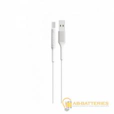 Кабель Borofone BX1 USB (m)-microUSB (m) 1.0м 2.0A силикон белый (1/50/200) Кабель Borofone BX1 USB (m)-microUSB (m) 1.0м 2.0A силикон белый (1/50/200)