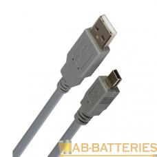 Кабель Smartbuy K-640 USB (m)-miniUSB (m) 1.8м 2.1A силикон прозрачный (1/200) Кабель Smartbuy K-640 USB (m)-miniUSB (m) 1.8м 2.1A силикон прозрачный (1/200)