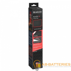 Коврик для мыши Defender Black M 360x270x3мм черный (1/40) Коврик для мыши Defender Black M 360x270x3мм черный (1/40)