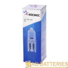 Лампа галогенная Космос G4 10W 3000К 12V капсула прозрачная (1/100/1000) Лампа галогенная Космос G4 10W 3000К 12V капсула прозрачная (1/100/1000)