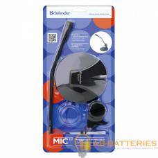 Микрофон Defender MIC-117 конденсаторный 54 дБ 1.8м черный (1/40) Микрофон Defender MIC-117 конденсаторный 54 дБ 1.8м черный (1/40)
