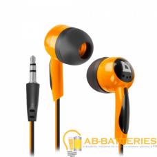 Наушники внутриканальные Defender 604 Basic черный оранжевый (1/50) Наушники внутриканальные Defender 604 Basic черный оранжевый (1/50)