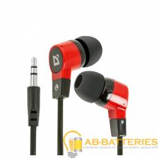 Наушники внутриканальные Defender 619 Basic черный красный (1/50) Наушники внутриканальные Defender 619 Basic черный красный (1/50)