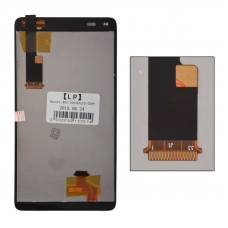 LCD дисплей для HTC Desire 400 Dual Sim с тачскрином, 1-я категория (черный)