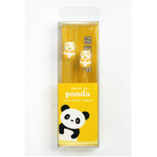 Наушники PD-100 (панда) желтый (упаковка блистер)