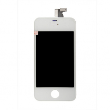 LCD дисплей для Apple iPhone 4 с тачскрином, 1-я категория, класс А (белый)