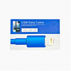 USB lightning Cable для iPhone 5/iPad Mini/iPad (синий/коробка)