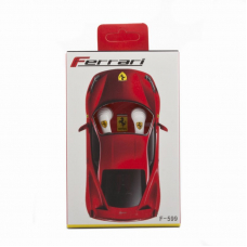 Наушники Ferrari вставные 3.5 мм. F-599 (белые/коробка)