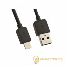 USB кабель REMAX Light (IPhone 5/6/7/SE) (1M, 1A) RC-06I Чёрный USB кабель REMAX Light (IPhone 5/6/7/SE) (1M, 1A) RC-06I Чёрный