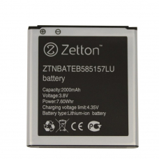 Аккумулятор Zetton для Samsung Galaxy Core 2 Duos/Beam/Core Advance/G355H/i8530/i8580 2000 mAh аналог EB585157LU