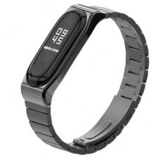 Ремешок Mijobs Metal strap Pro для Xiaomi mi Band 3 / 4 (black) Ремешок Mijobs Metal strap Pro для Xiaomi mi Band 3 / 4 (black)
