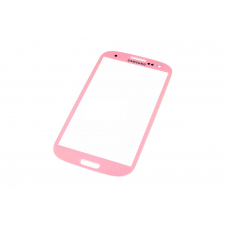 Стекло для переклейки Samsung i9300 Pink 