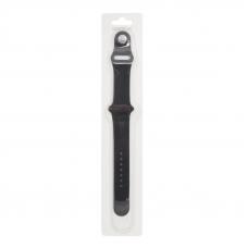 Ремешок для Apple Watch 38 мм/40 мм силиконовый (черный/black) Ремешок для Apple Watch 38 мм/40 мм силиконовый (черный/black)