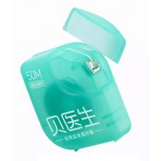 Зубная нить Xiaomi DR.BEI Dental Floss (3 шт. по 50 м) (mint) Зубная нить Xiaomi DR.BEI Dental Floss (3 шт. по 50 м) (mint)