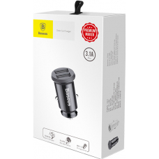 Автомобильное зарядное устройство Baseus Grain Mini 2 USB 3.1A (CCALL-ML01, CCALL-ML02) (white) Автомобильное зарядное устройство Baseus Grain Mini 2 USB 3.1A (CCALL-ML01, CCALL-ML02) (white)