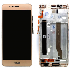Дисплей с тачскрином Asus ZenFone 3 Max ZC520TL (X008D) в рамке золотой оригинал Дисплей с тачскрином Asus ZenFone 3 Max ZC520TL (X008D) в рамке золотой оригинал