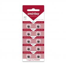 Батарейка часовая Smartbuy AG1 (364A/LR621/164) 10шт. в блистере Батарейка часовая Smartbuy AG1 (364A/LR621/164) 10шт. в блистере