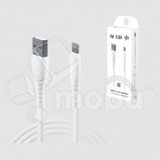 Кабель USB - Lightning BC (5А) Белый