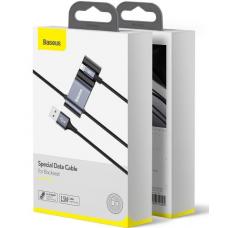 Кабель Baseus Special Data Cable for Backseat USB to Lightning + 2x USB HUB (CALHZ-01) 1.5m (black) Кабель Baseus Special Data Cable for Backseat USB to Lightning + 2x USB HUB (CALHZ-01) 1.5m (black)