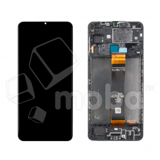 Дисплей для Samsung Galaxy A12 Nacho (A127F) модуль с рамкой Черный - OR (SP)