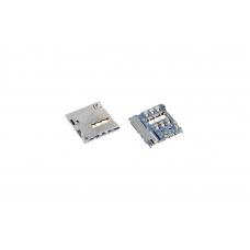 Коннектор SIM-карты (сим), mmc коннектор Samsung T211/S3/i9500  S4/desire 300/600/OT 8008D ( S07 )