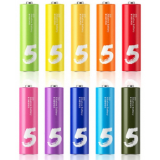 Батарейки алкалиновые Xiaomi (Mi) Rainbow ZI5 типа AA (уп.10 шт.) (multicolor) Батарейки алкалиновые Xiaomi (Mi) Rainbow ZI5 типа AA (уп.10 шт.) (multicolor)
