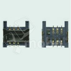 Коннектор SIM для Micromax Q346/Q341/Q327/Q414/Q326/S303/X249+/D306/Q333/Q334/X401/X352/X2050/X1800 Коннектор SIM для Micromax Q346/Q341/Q327/Q414/Q326/S303/X249+/D306/Q333/Q334/X401/X352/X2050/X1800