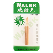 Жало паяльника медное WALBK №665 900M-T-K 0.5 mm (скошенное) Жало паяльника медное WALBK №665 900M-T-K 0.5 mm (скошенное)